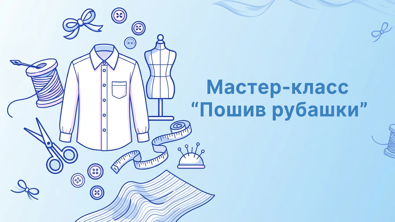 Мастер-класс «Пошив рубашки» по своим меркам по методу ЛЮБАКС — Школа Татьяны Романюк